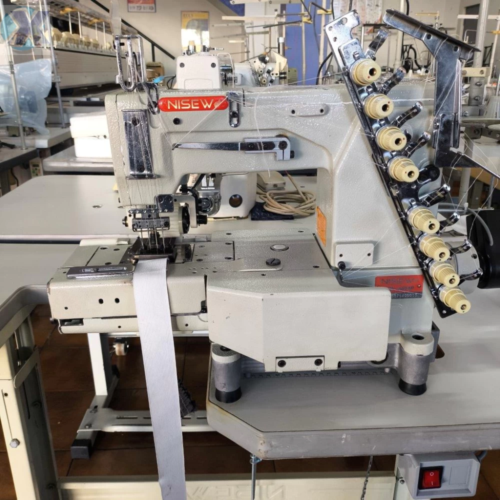 Maquina Elastiqueira Industrial 04 Agulhas Cilíndrica c/ Catraca Revisada