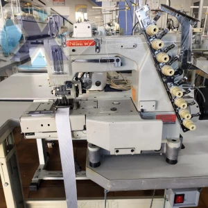 Maquina Elastiqueira Industrial 04 Agulhas Cilíndrica c/ Catraca Revisada