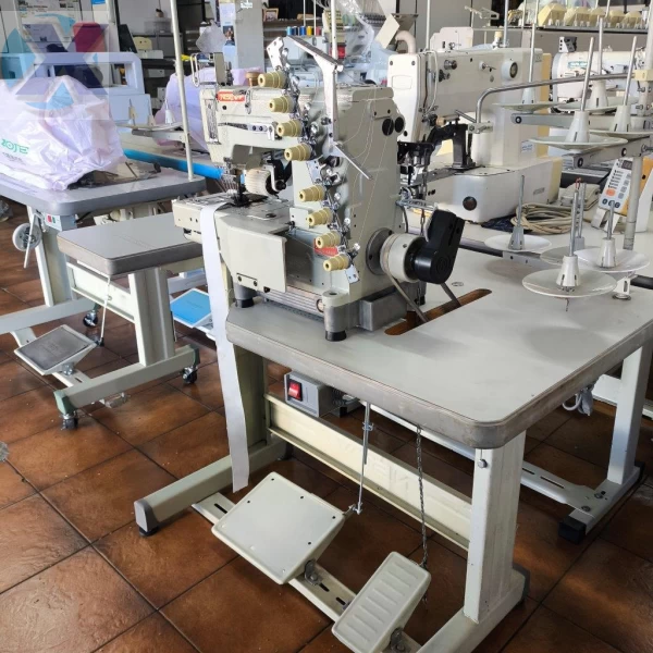 Maquina Elastiqueira Industrial 04 Agulhas Cilíndrica c/ Catraca Revisada