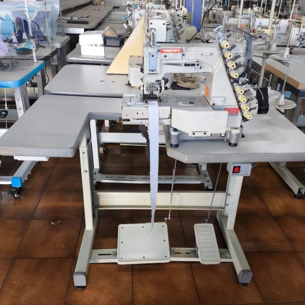 Maquina Elastiqueira Industrial 04 Agulhas Cilíndrica c/ Catraca Revisada