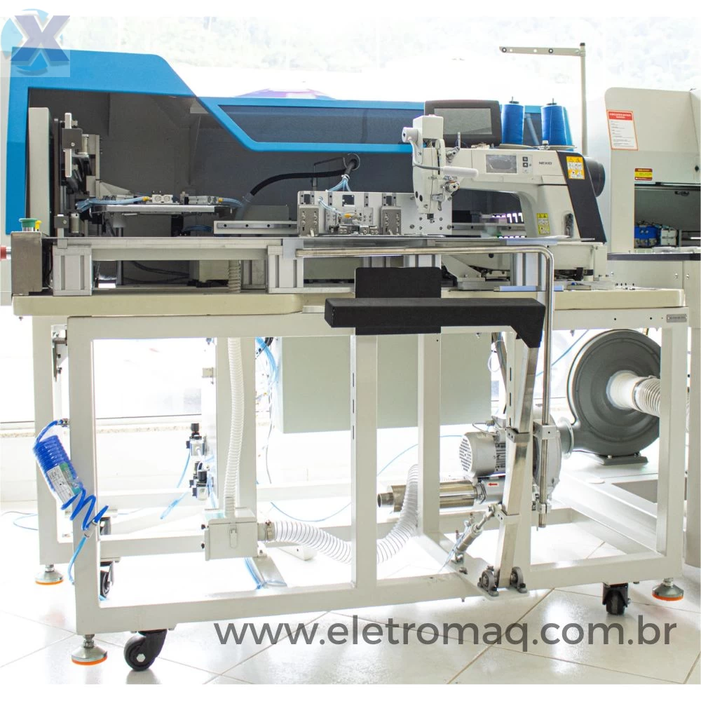 Maquina Pregar Bolso c/ Sistema de Dobra a Frio 