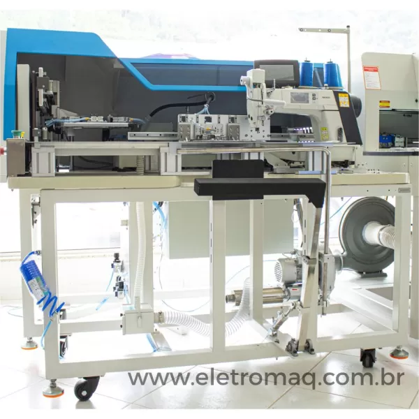 Maquina Pregar Bolso c/ Sistema de Dobra a Frio 
