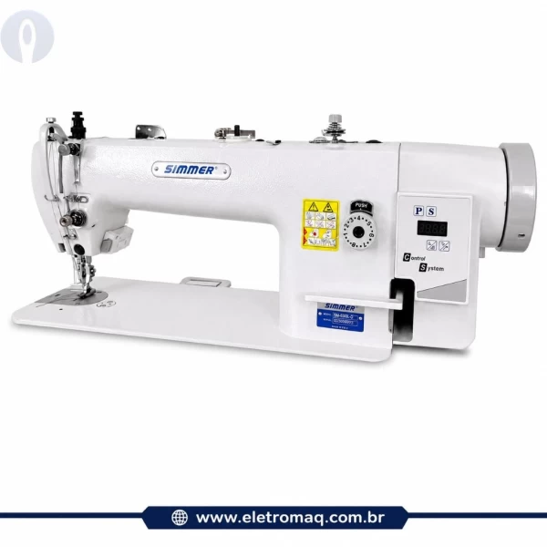 Maquina Costura Reta Transporte Duplo Direct Driver Simmer SM-0303L-D 
