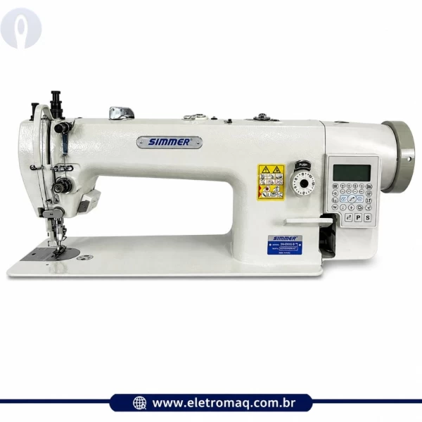 Maquina Costura Reta Transporte Duplo Eletrônica Simmer SM-0303L-D4 