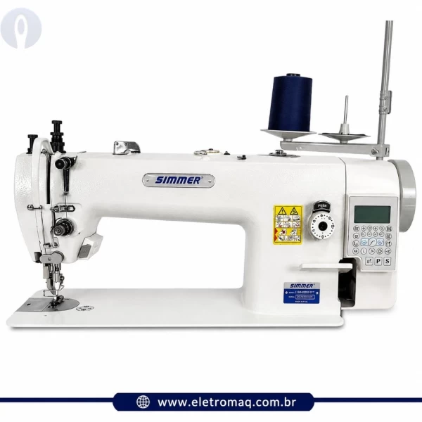 Maquina Costura Reta Transporte Duplo Eletrônica Simmer SM-0303L-D4 