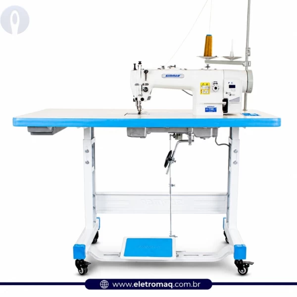 Maquina Costura Reta Transporte Triplo Direct Driver Simmer SM-0368-D
