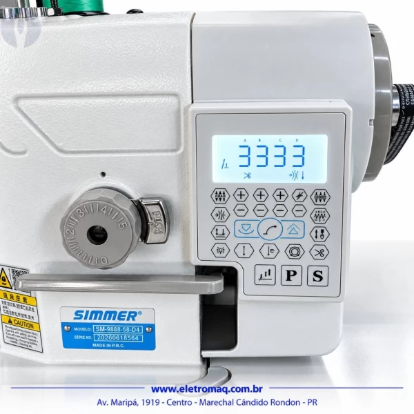 Maquina Tapeteira Eletrônica Alongada Direct Driver Cabeçote 56cm 