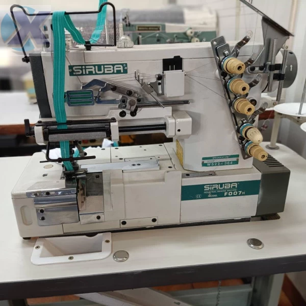 Maquina Galoneira Industrial Siruba BT p/ Pregar Elástico Revisada