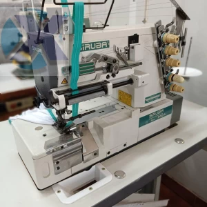 Maquina Galoneira Industrial Siruba BT p/ Pregar Elástico Revisada