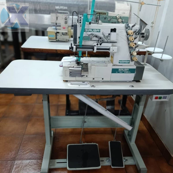 Maquina Galoneira Industrial Siruba BT p/ Pregar Elástico Revisada