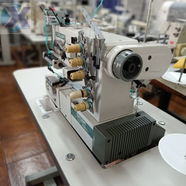 Maquina Galoneira Industrial Siruba BT p/ Pregar Elástico Revisada