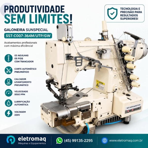 Maquina Galoneira Industrial Eletrônica com Refilador SunSpecial Revisada