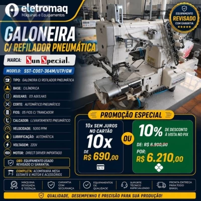 Maquina Galoneira Industrial Eletrônica com Refilador SunSpecial Revisada
