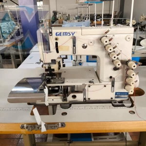 Maquina Elastiqueira Industrial 04 Agulhas c/ Aparelho Lençol Revisada