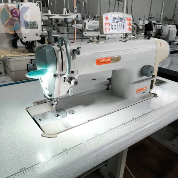 Maquina Reta Industrial Siruba Eletrônica Direct Driver Revisada
