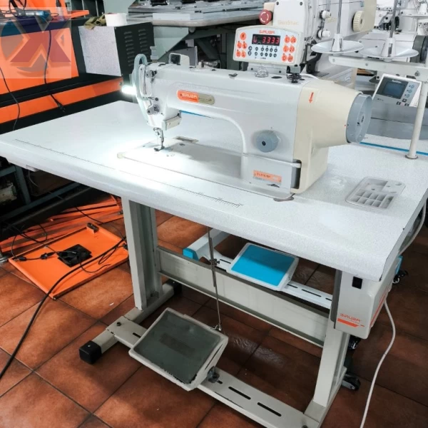 Maquina Reta Industrial Siruba Eletrônica Direct Driver Revisada