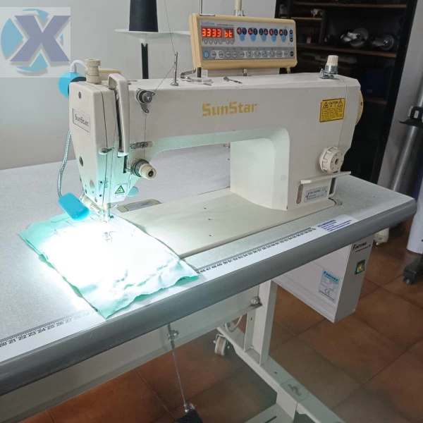 Maquina Reta Industrial SunStar Eletrônica KM2300 revisada