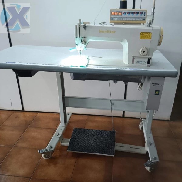 Maquina Reta Industrial SunStar Eletrônica KM2300 revisada