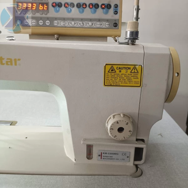 Maquina Reta Industrial SunStar Eletrônica KM2300 revisada