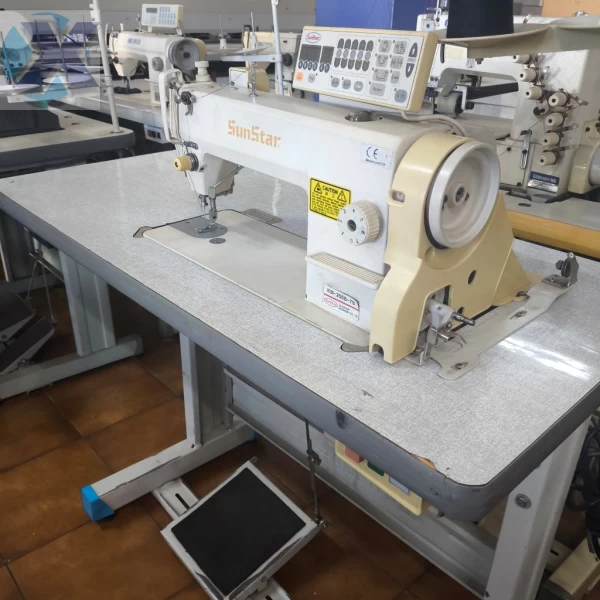 Maquina Reta Industrial SunStar Eletrônica KM250A Revisada
