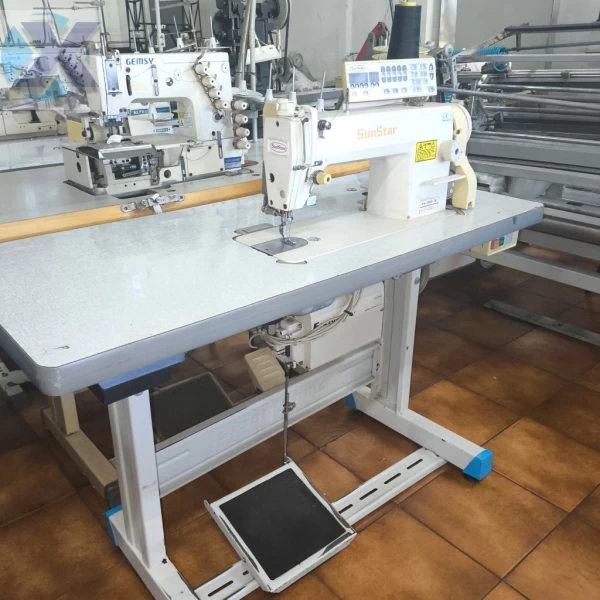 Maquina Reta Industrial SunStar Eletrônica KM250A Revisada