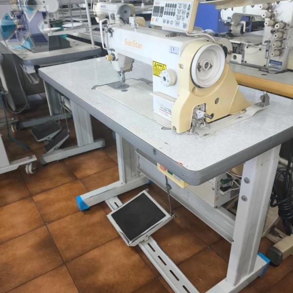 Maquina Reta Industrial SunStar Eletrônica KM250A Revisada