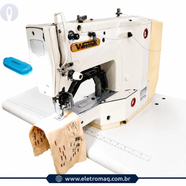 Maquina Travete Eletrônico Industrial Motor Direct Driver Westman Revisado 