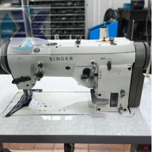 Maquina ZigZag Industrial de Alta Rotação Singer Completa e Revisada