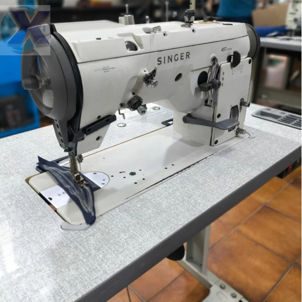 Maquina ZigZag Industrial de Alta Rotação Singer Completa e Revisada