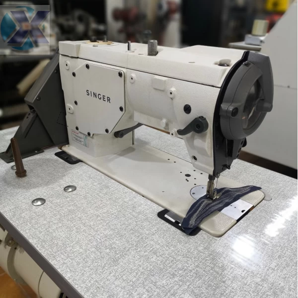 Maquina ZigZag Industrial de Alta Rotação Singer Completa e Revisada