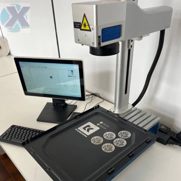 Laser Fiber p/ Gravação Metal Completo - 30W