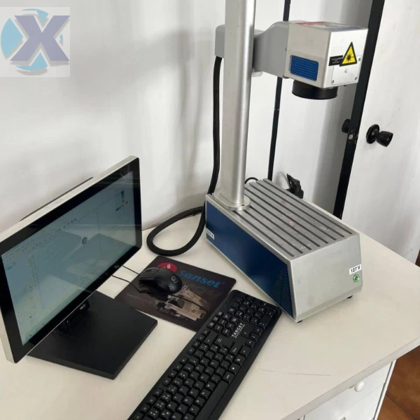 Laser Fiber p/ Gravação Metal Completo - 30W