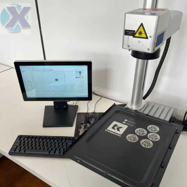 Laser Fiber p/ Gravação Metal Completo - 30W