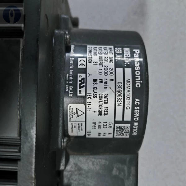 Motor Servo AC Para Maquina de Bordado Panasonic Modelo MDMA102P1G