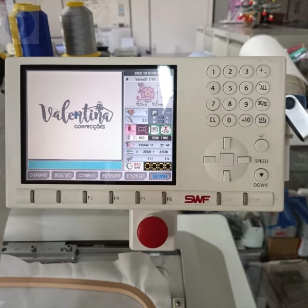 Painel LCD Para Maquina de Bordado SWF Modelo MA-6 Revisado
