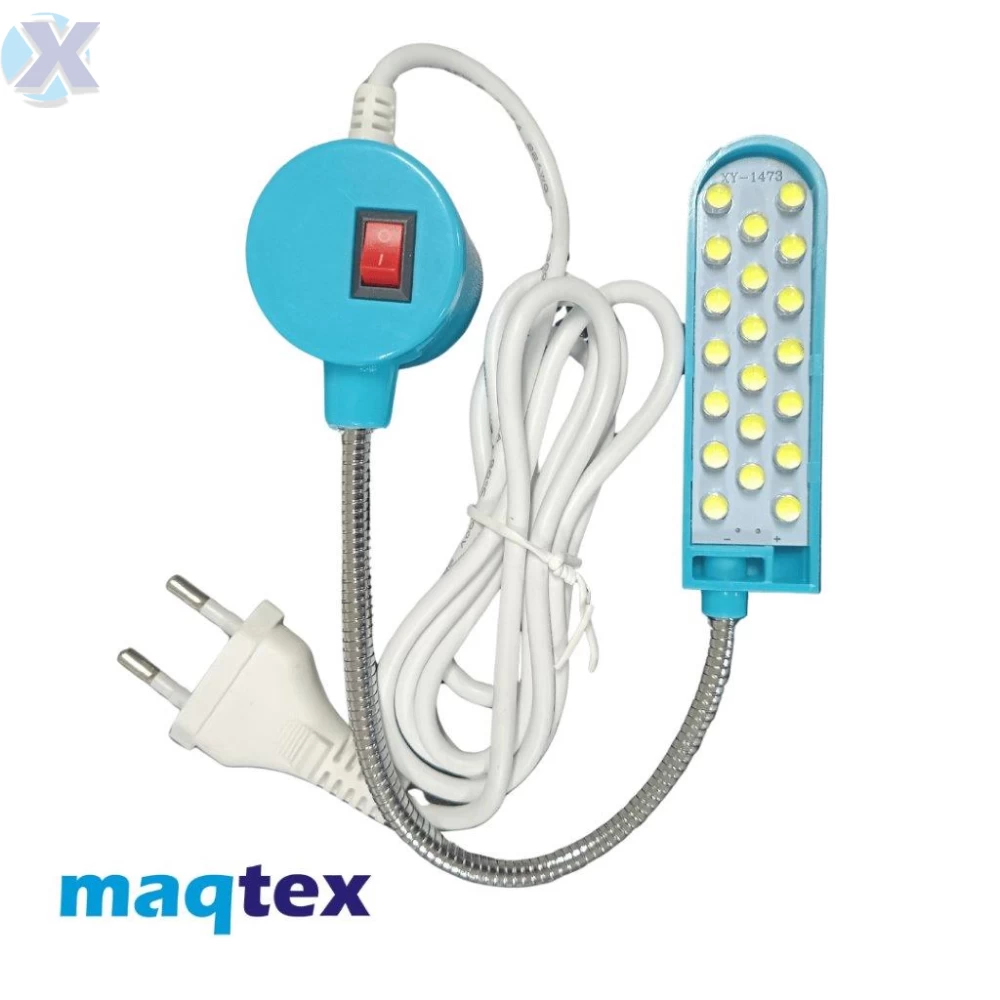 Lâmpada 20 Led c/ braço Articulado 110/220v