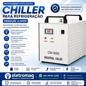 Chiller Para Maquinas de Corte a Laser C02 Modelo JL3000-220V