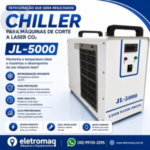 Chiller Para Maquinas de Corte a Laser C02 Modelo JL5000-220V