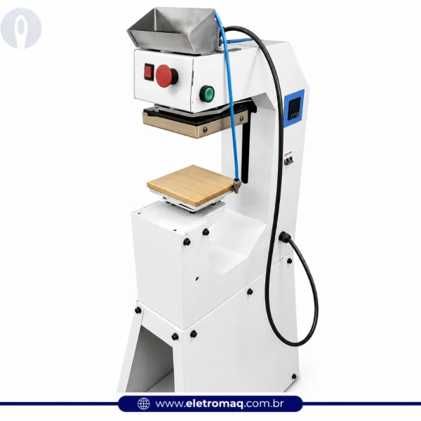 Prensa Térmica Pneumática p/ Etiquetas Termocolantes e DTF Metalnox PTS-150